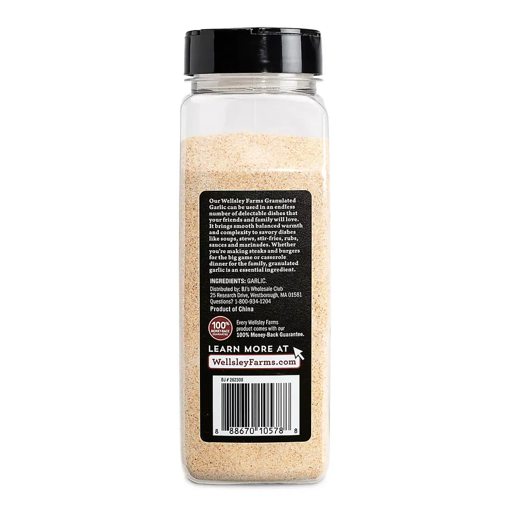 Wellsley Farms Granulated Garlic, 22.1 oz. - USA MEGA SHOP