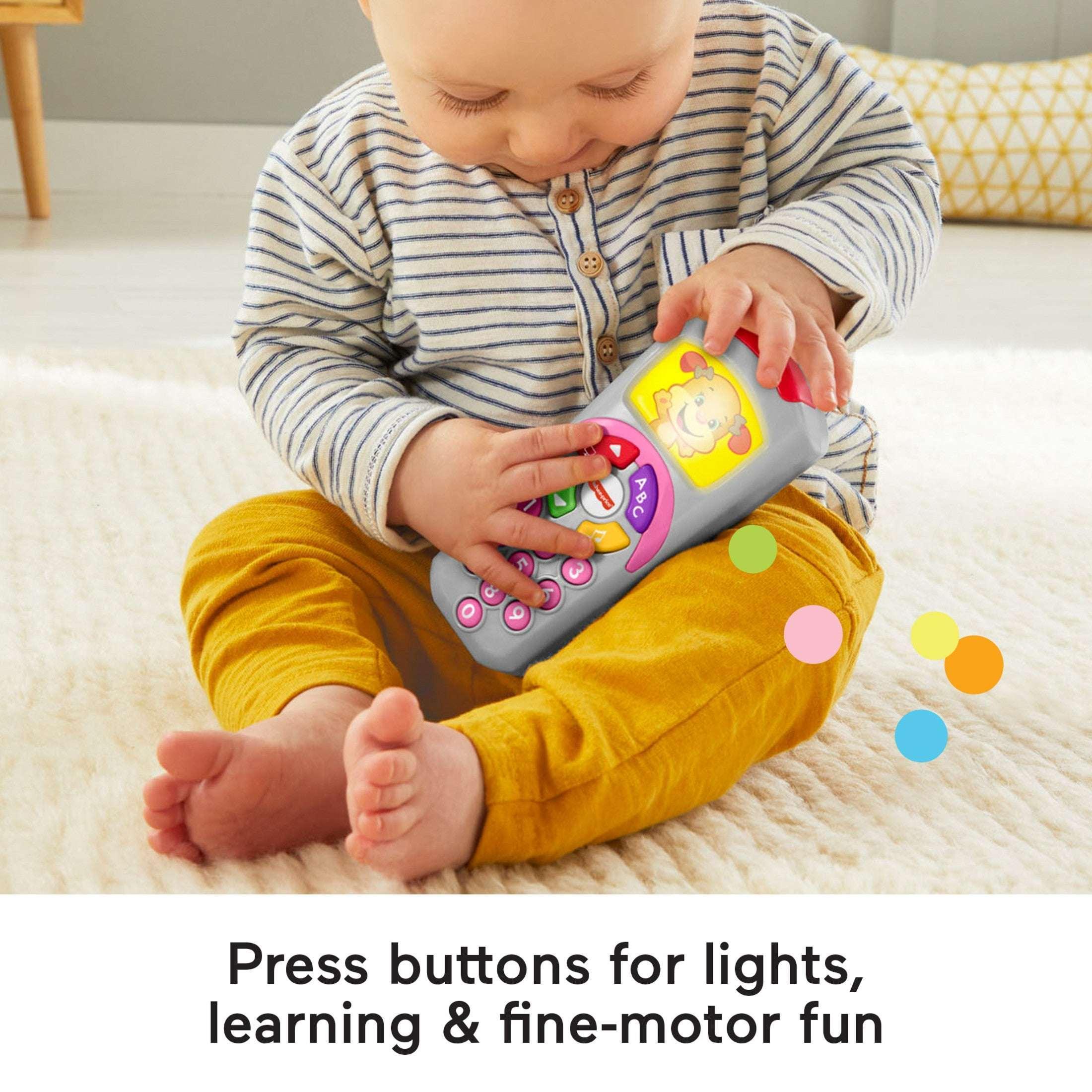 Fisher-Price Laugh & Learn Sis’ Remote Baby & Toddler Learning Toy with Music & Lights - USA MEGA SHOP