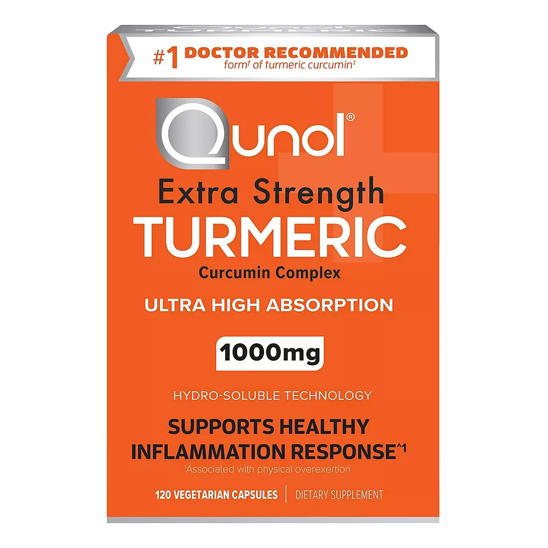 Qunol Turmeric Veggie Caps, 120 ct. - USA MEGA SHOP
