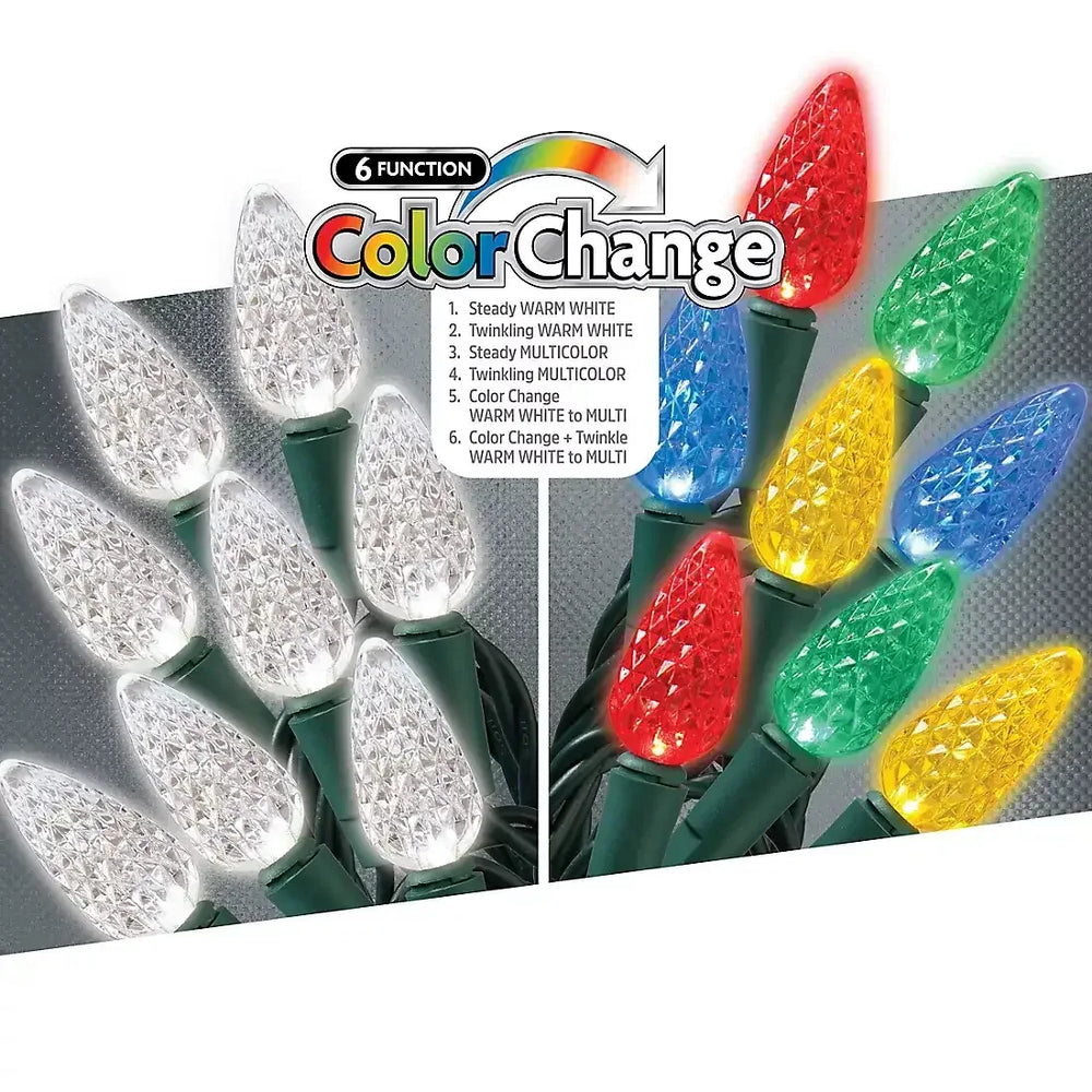 Sylvania Staylit LED 6-fun C6 Light Set 100 ct. - USA MEGA SHOP