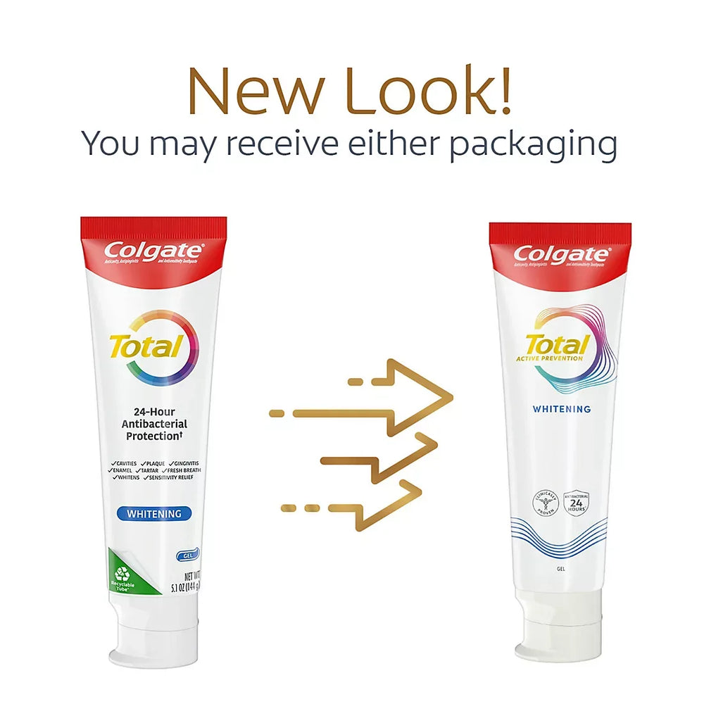Colgate Total Whitening Gel Toothpaste, 5 pk./6 oz. - USA MEGA SHOP