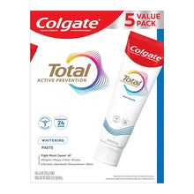 Total Active Prevention whitening toothpaste 5 value pack box with tube shown