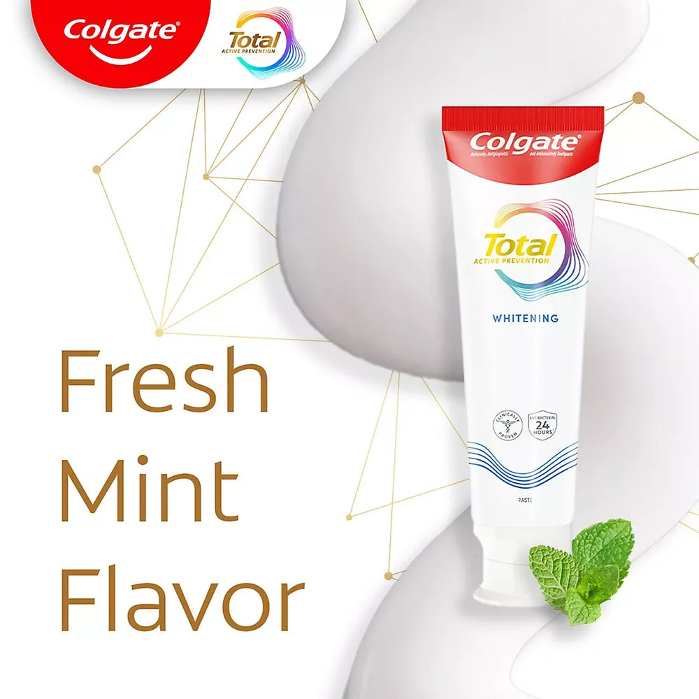 Colgate Total Active Prevention Whitening Toothpaste, Mint, 5 pk./6.0 oz. - USA MEGA SHOP