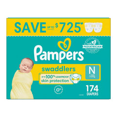 Pampers Swaddlers Ultra-Absorbent Baby Diapers (Select Size)