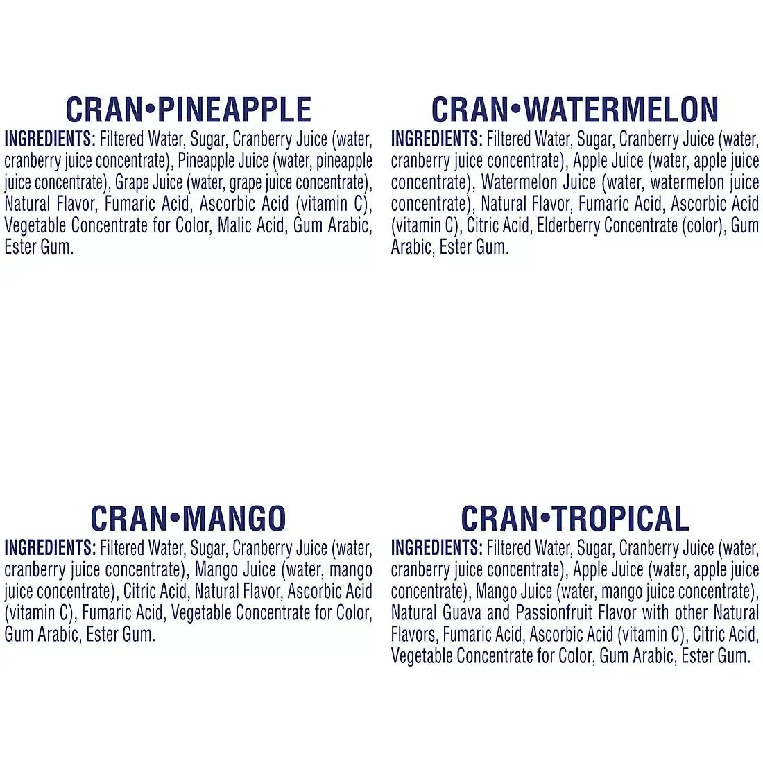 Ocean Spray Tropical Variety Pack, 24 ct./10 oz. - USA MEGA SHOP