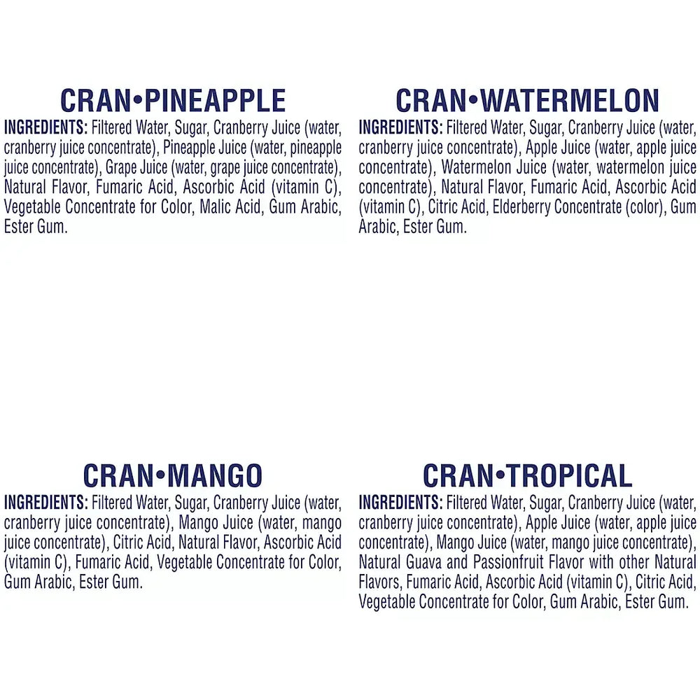 Ocean Spray Tropical Variety Pack, 24 ct./10 oz. - USA MEGA SHOP