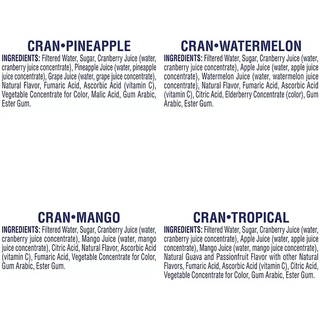 Ocean Spray Tropical Variety Pack, 24 ct./10 oz.