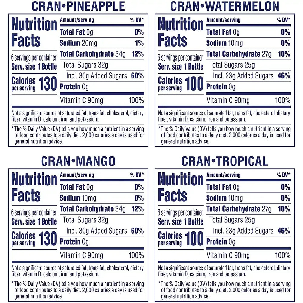 Ocean Spray Tropical Variety Pack, 24 ct./10 oz. - USA MEGA SHOP