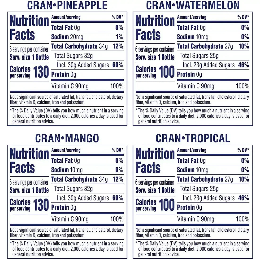 Ocean Spray Tropical Variety Pack, 24 ct./10 oz.