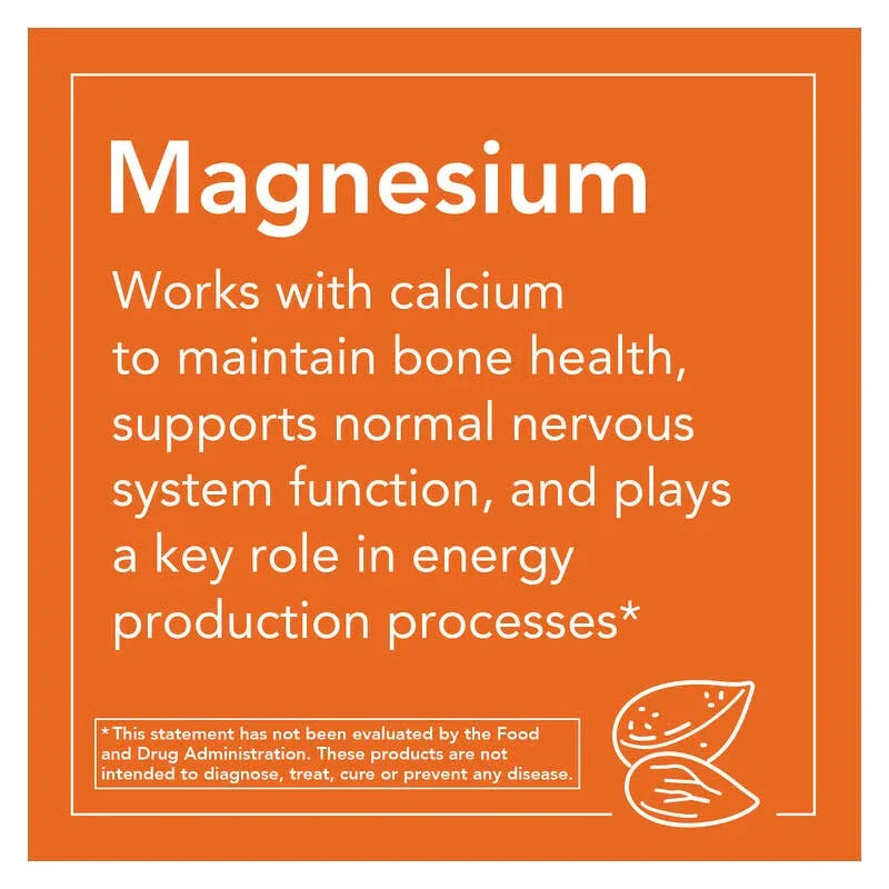 NOW Foods, Magnesium Citrate (200 mg per Tablet) - USA MEGA SHOP