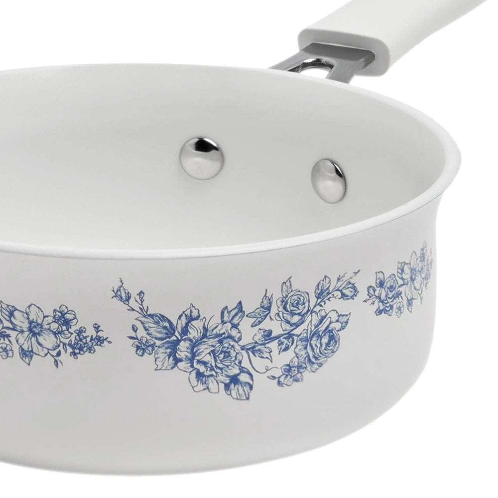The Pioneer Woman 12-Piece Classic Ceramic Cookware Set, Agatha Blue - USA MEGA SHOP