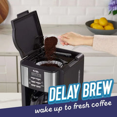 Mr. Coffee 12 Cup Programmable Coffee Maker with 3-Way to Brew System - USA MEGA SHOP