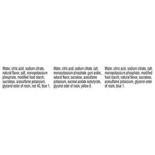Gatorade Zero Sugar Thirst Quencher ingredients and directions on back label