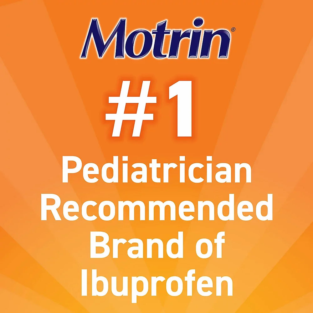 Children's Motrin Ibuprofen Kids Medicine, Berry Flavor, 3 x 4 fl. oz. - USA MEGA SHOP