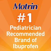 Motrin #1 pediatrician recommended brand of ibuprofen badge
