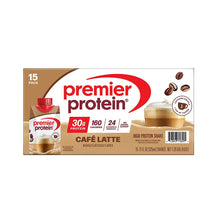 Premier Protein Cafe Latte Shake, 30g Protein, 15 ct./11 oz.