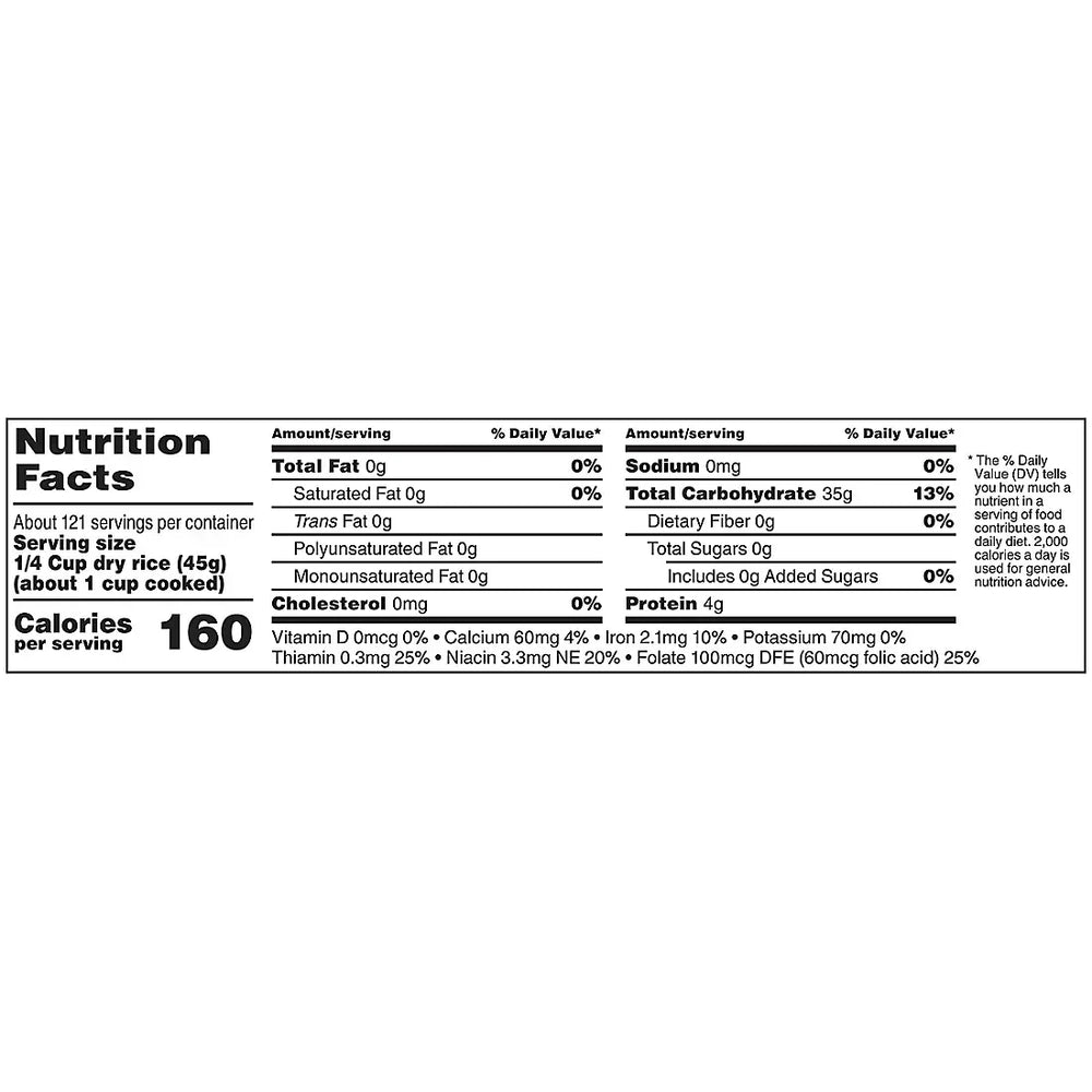 Ben's Original Enriched Long Grain White Parboiled Rice, 12 lbs. - USA MEGA SHOP