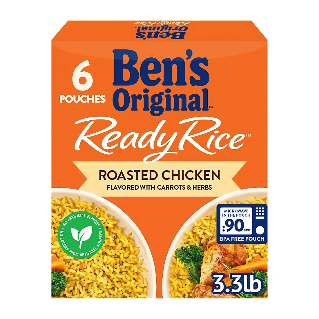 Ben's Original Ready Rice, Roasted Chicken, 6 pk./8.8 oz. - USA MEGA SHOP