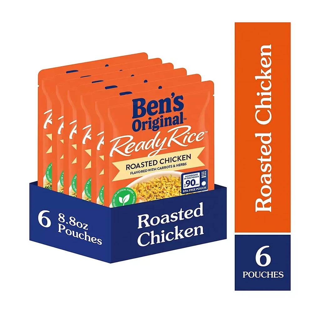 Ben's Original Ready Rice, Roasted Chicken, 6 pk./8.8 oz. - USA MEGA SHOP
