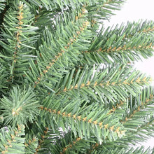 Artificial Christmas tree branch tips with dense dark and light green needles
