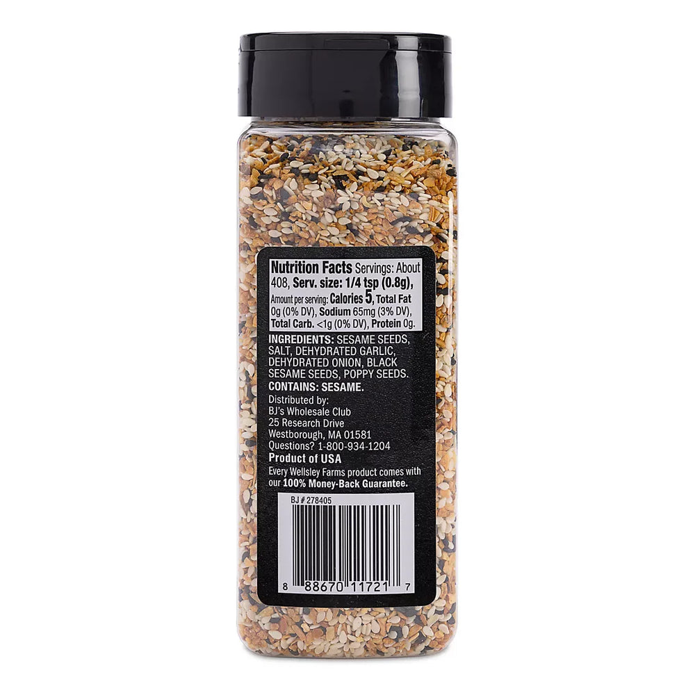 Wellsley Farms Everything Bagel Seasoning, 11.5 oz. - USA MEGA SHOP