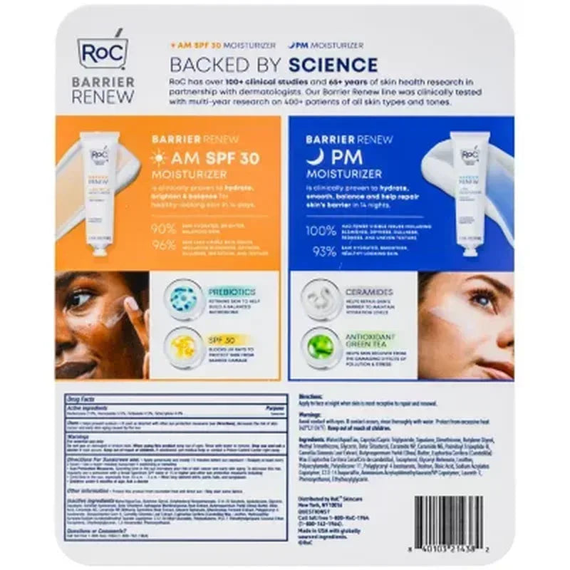 Roc Barrier Renew AM + PM Moisturizer Pack (2.5 Oz., 2 Pk.)