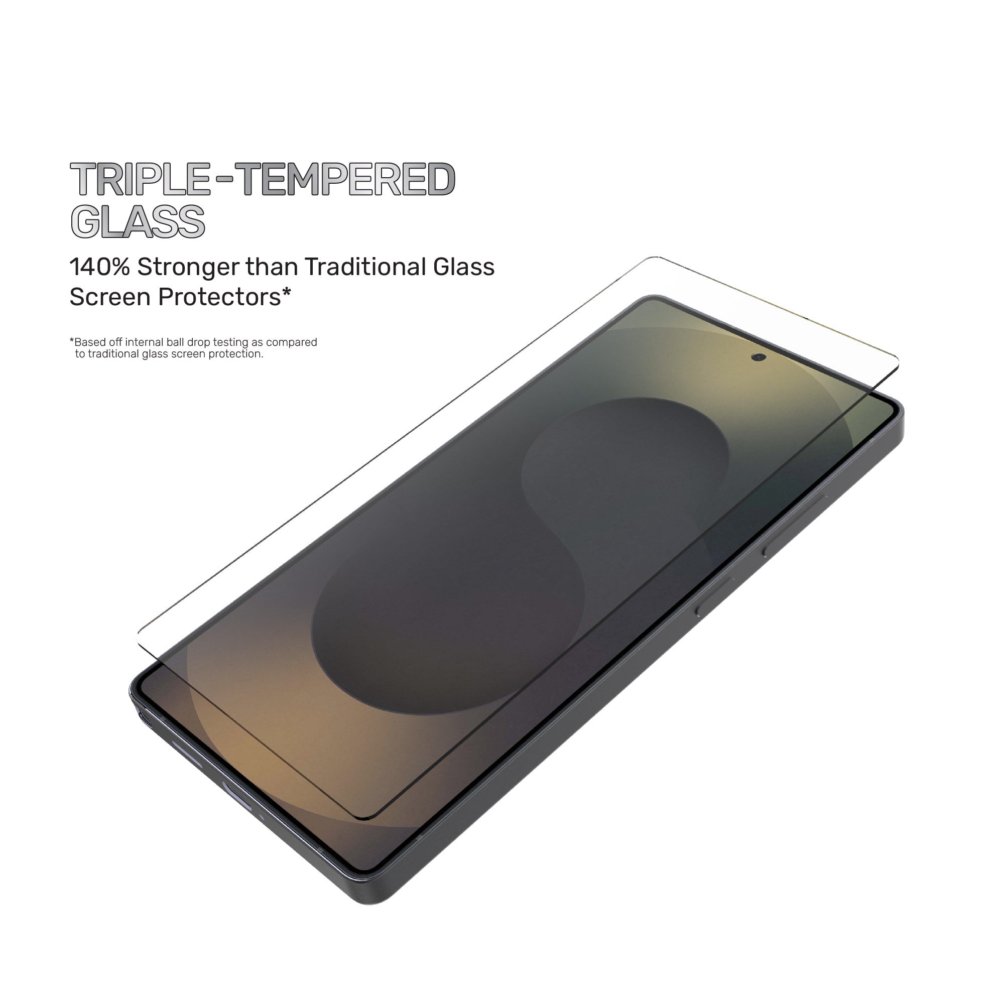DuraGlass Advanced Glass Screen Protector with Blue Light Filtering for Samsung Galaxy S25 Ultra