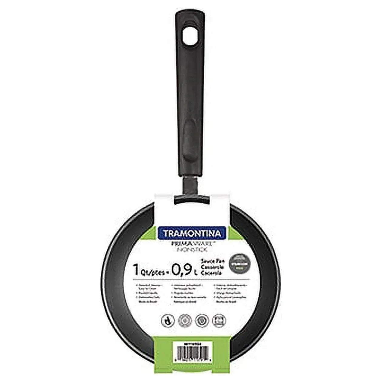 Tramontina PrimaWare 1 Quart Non-Stick Steel Gray Open Sauce Pan