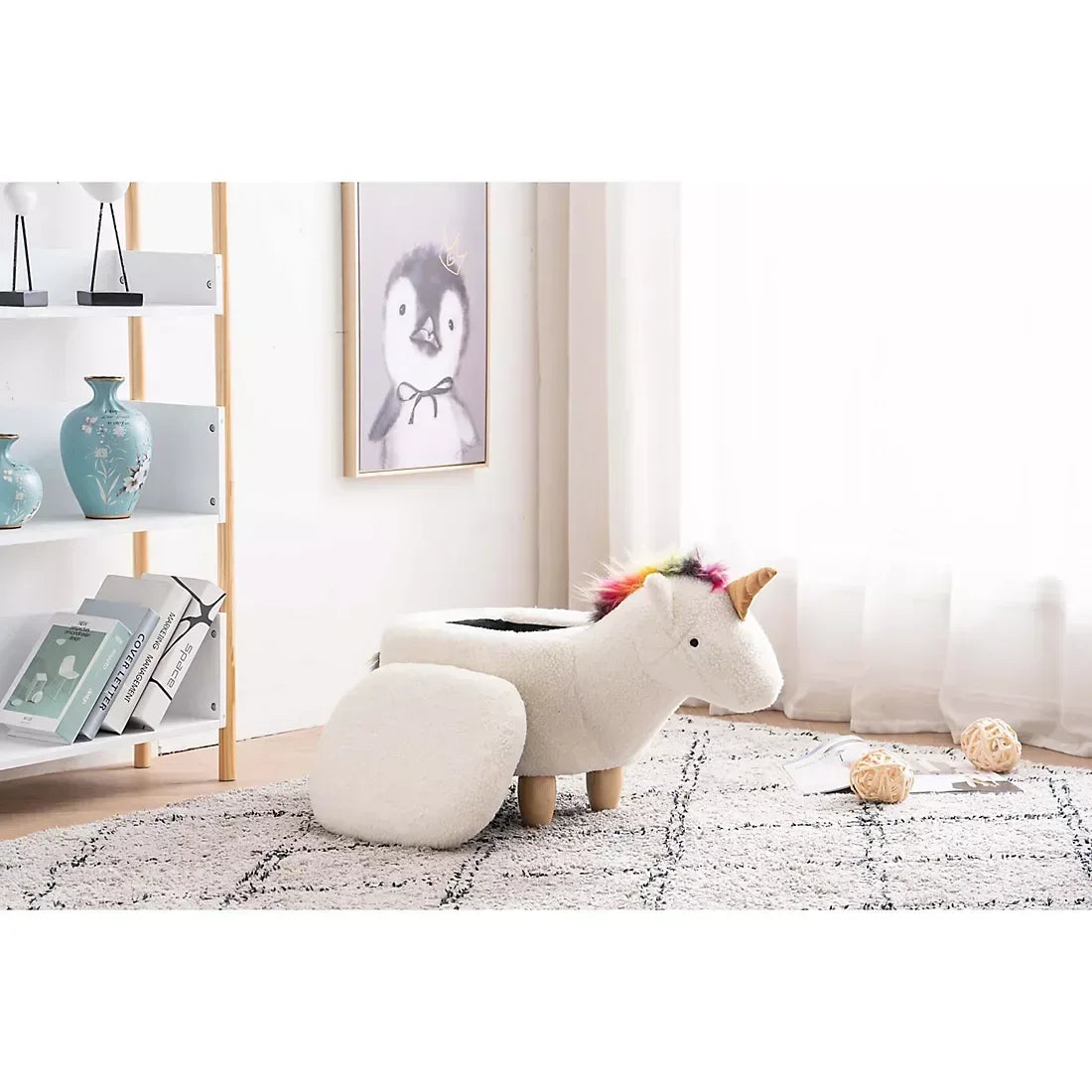 Home to Office Uma the Unicorn Ottoman