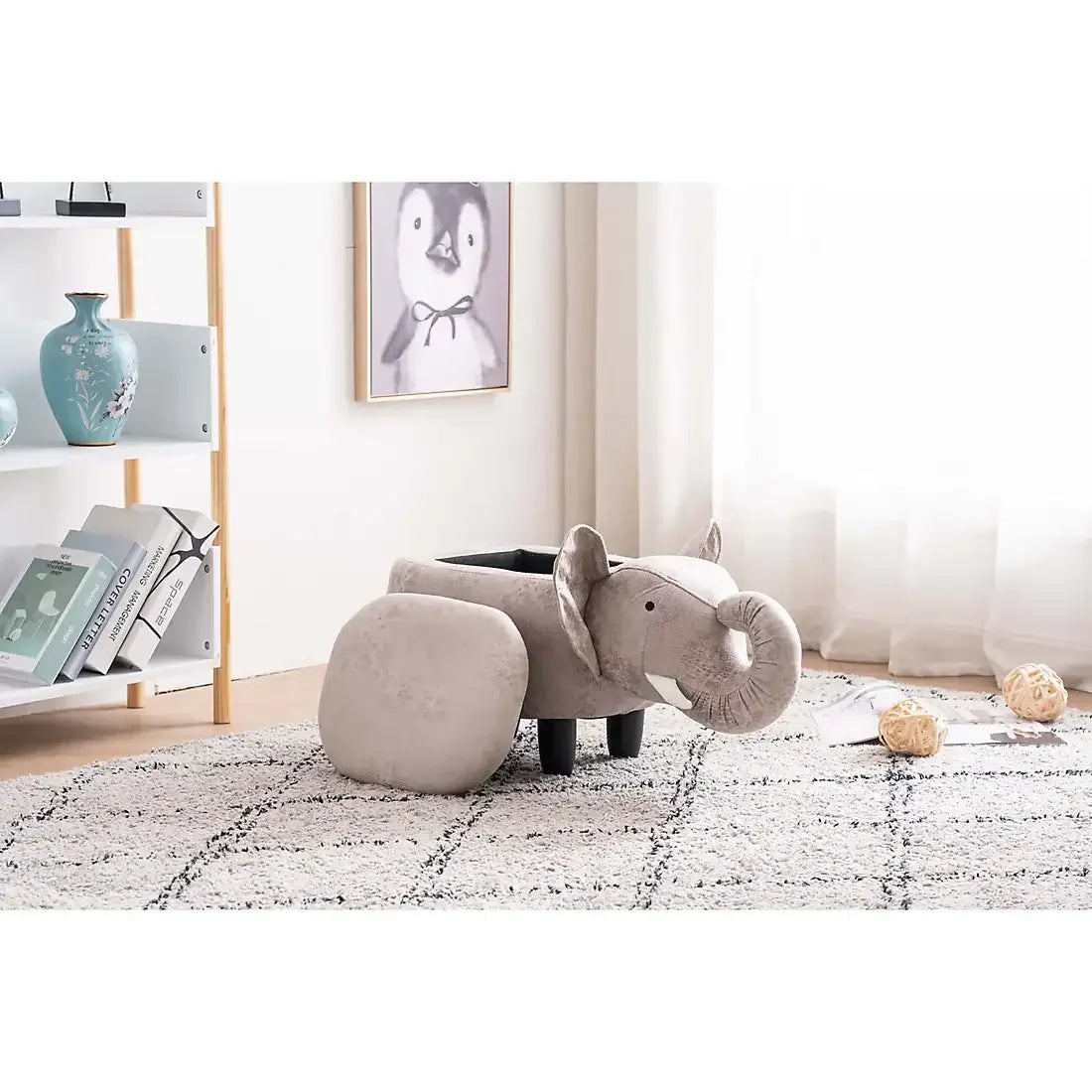 Home to Office Elliot the Elephant Ottoman - USA MEGA SHOP