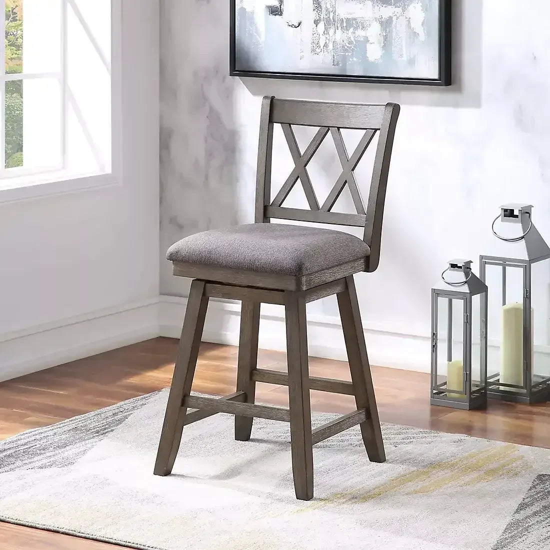 Brookline 24'' Swivel Barchair