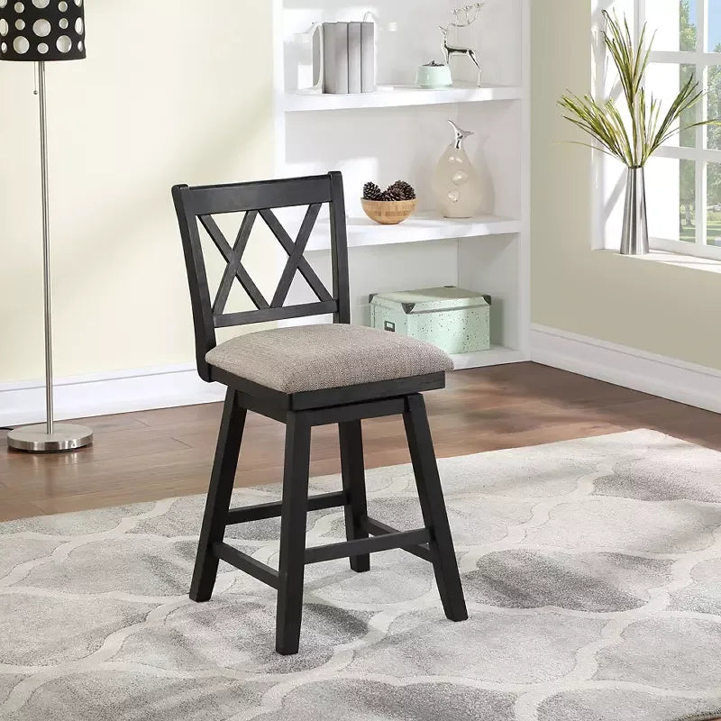 Brookline 24'' Swivel Barchair - USA MEGA SHOP
