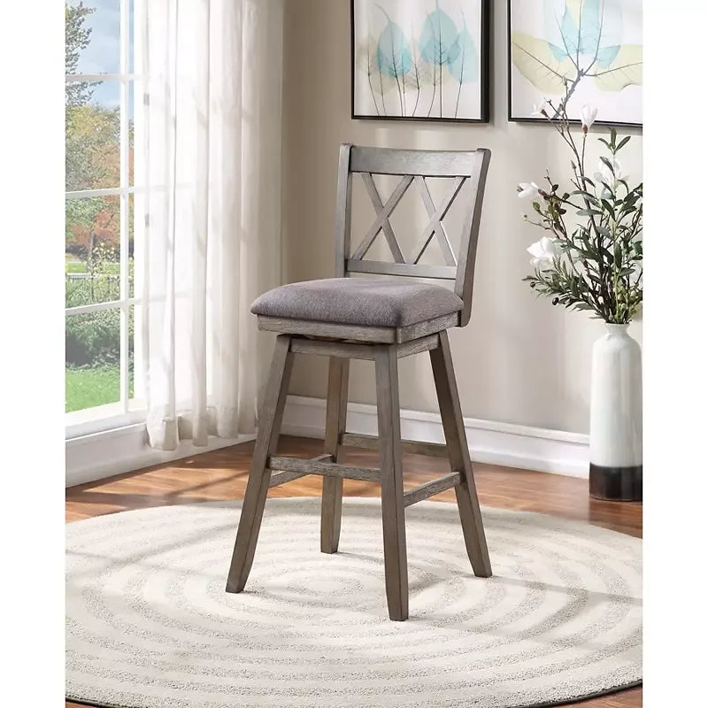 Brookline 29'' Swivel Barchair - USA MEGA SHOP