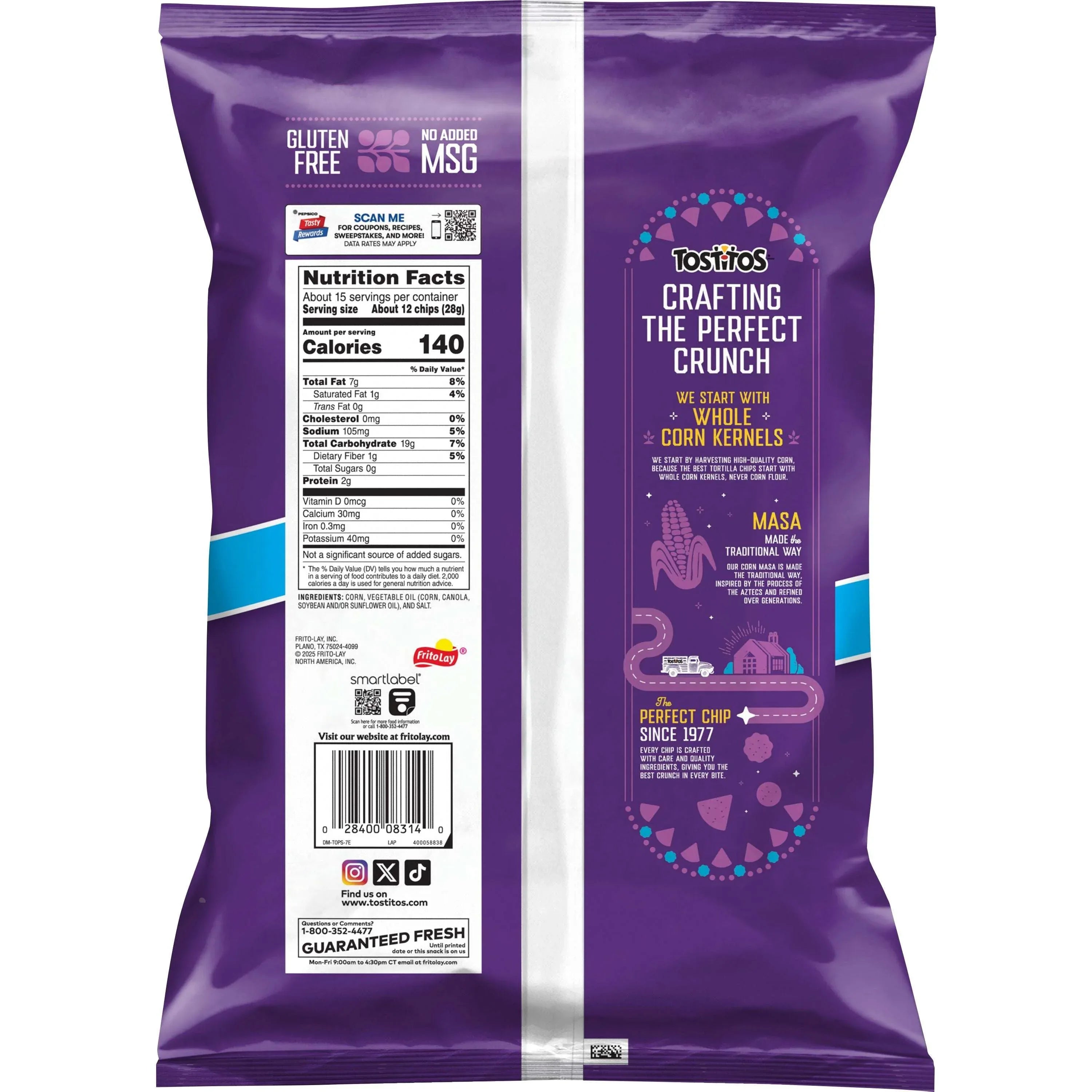 Tostitos Scoops! Party Size Tortilla Chips, 14.5 oz Bag