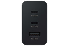 Samsung 65W Trio Adapter, Black (Cable not included)