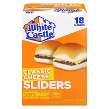 White Castle Classic Cheese Sliders, Fully Cooked, Easy to Heat, 16g Protein, Sliders, 18 ct.
