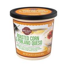 Wellsley Farms Roasted Corn and Poblano Pepper Queso, 24 oz.