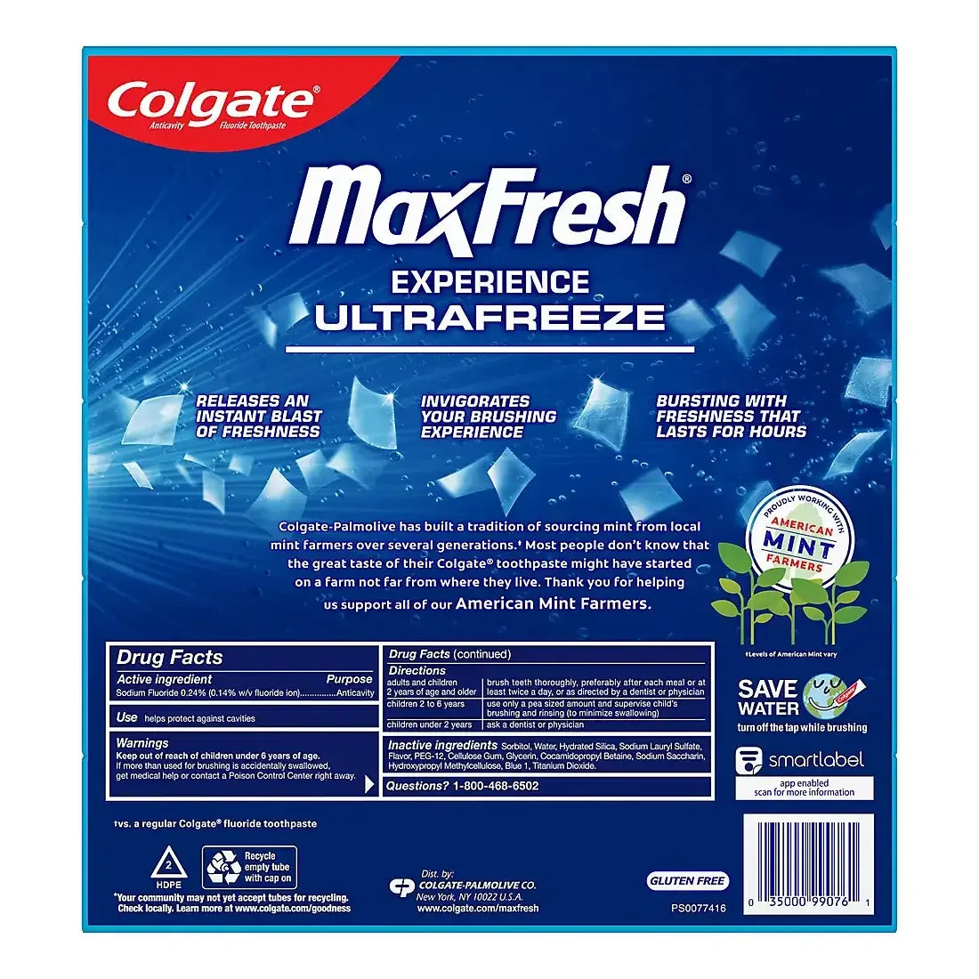 Colgate MaxFresh Cool Mint Toothpaste, 5 pk./7.3 oz. - USA MEGA SHOP