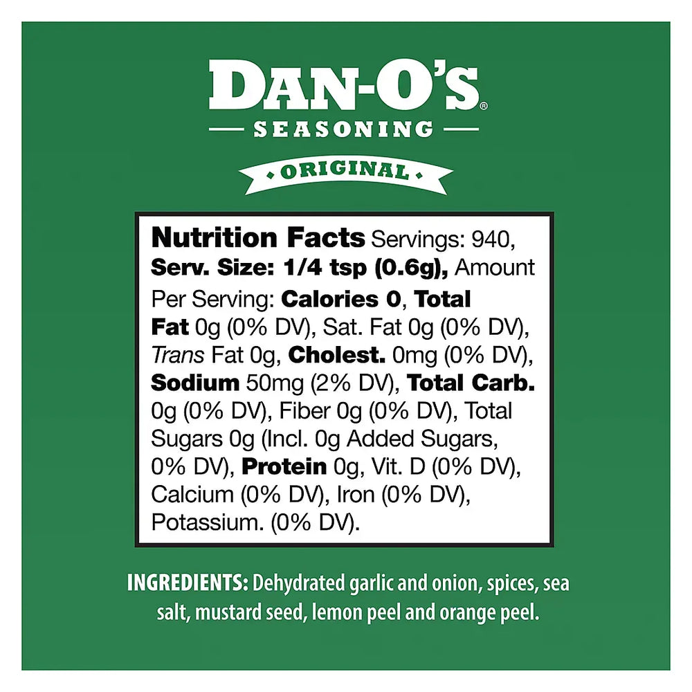 Dan-O's Original Seasoning, 20 oz. - USA MEGA SHOP