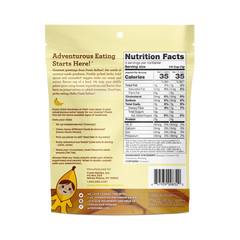 Fresh Bellies Banana-Fana-Fofana Freeze-Dried Toddler Snack, 0.75 oz, Resealable Pouch, 3 Ingredients, Vegan, Gluten-Free