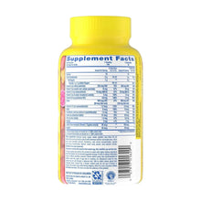 Lil Critters Gummy Vites supplement facts panel on the back of bottle