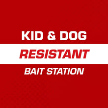 Kid & dog resistant bait station label