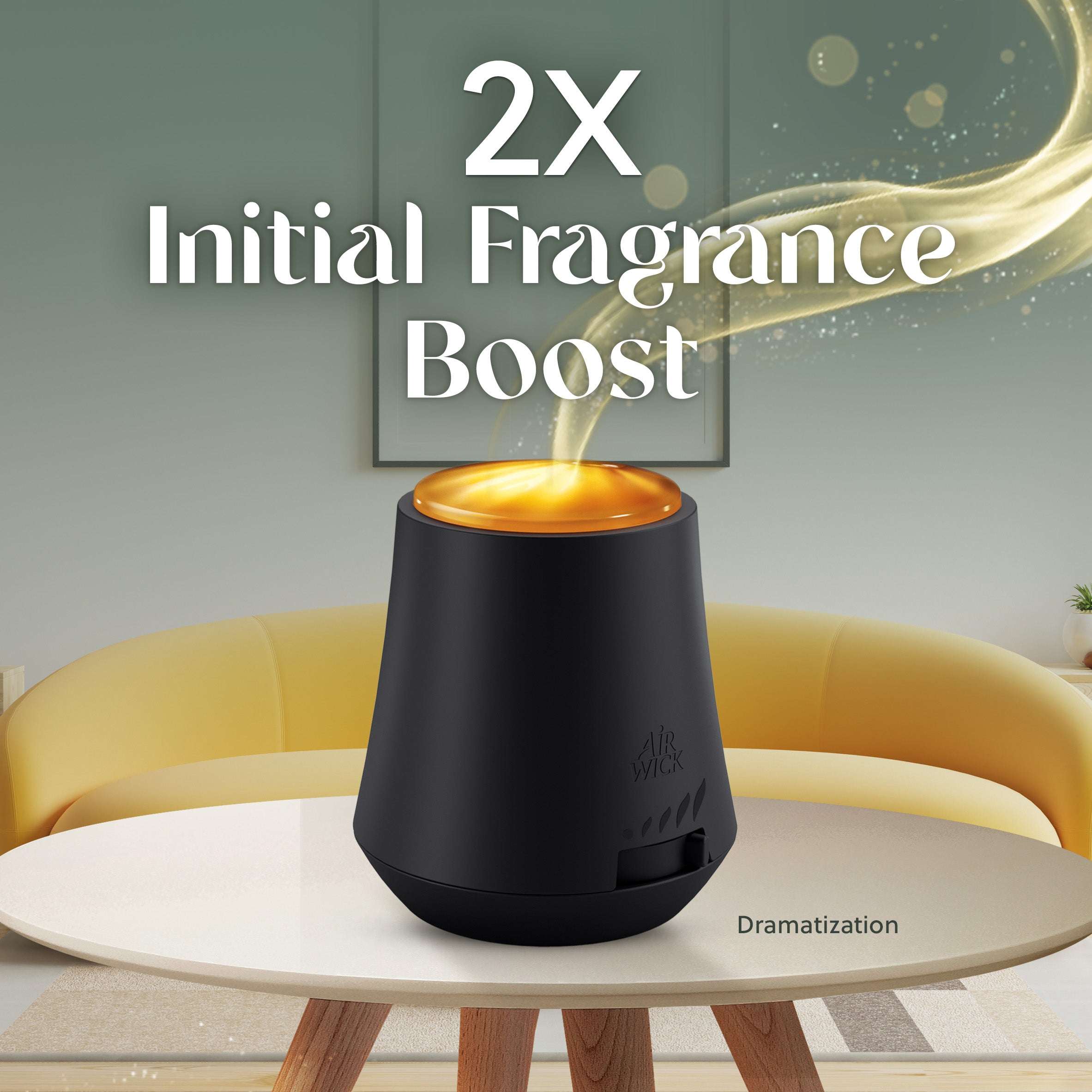 Air Wick Essential Mist Cordless Oil Diffuser Kit, Air Freshener, Hawaii Exotic Papaya & Hibiscus Flower, 1 Diffuser + 1 Refill