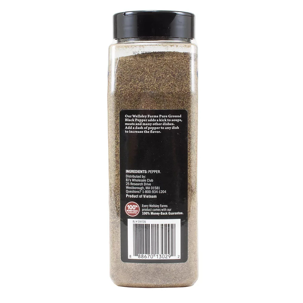 Wellsley Farms Pure Ground Pepper, 17.5 oz. - USA MEGA SHOP
