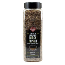 Wellsley Farms table grind black pepper in clear shaker bottle