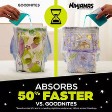 Kids' nighttime underwear pairs, colorful animal prints with elastic leg cuffs