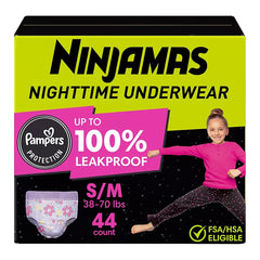 Ninjamas Bedwetting Nighttime Underwear for Girls (Select Size) - USA MEGA SHOP
