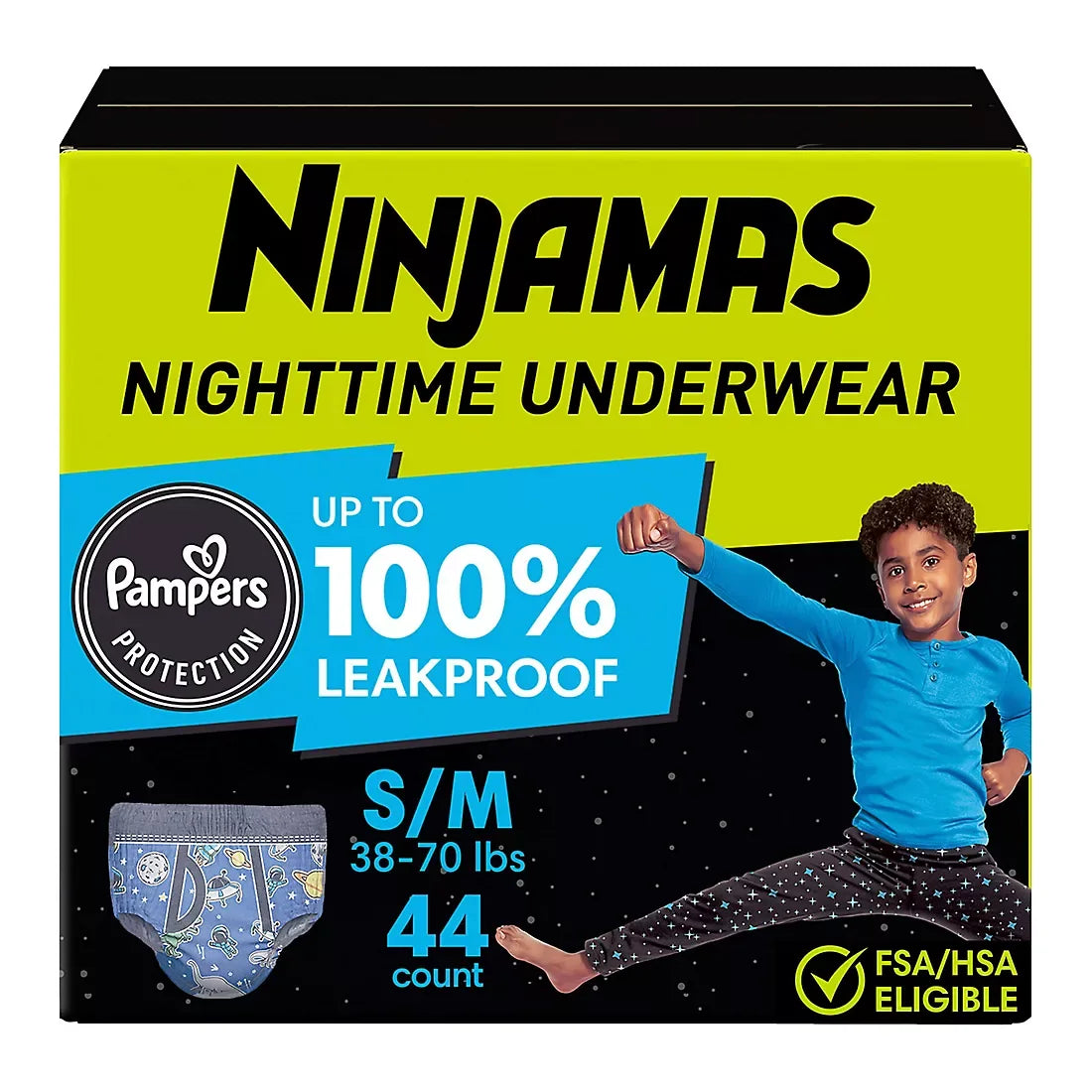 Ninjamas Nighttime Bedwetting Underwear for Boys (Select Size) - USA MEGA SHOP