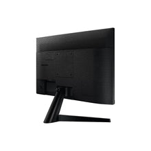 LED monitor back panel with black V-shaped stand, rear view