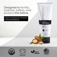 Argan cream tube, anti-frizz revitalizing shine, vitamin E and minerals